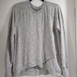 Athleta Light Gray Women's Crewneck Sweater